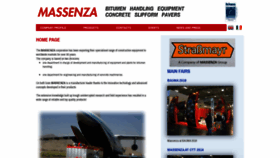 What Massenza.it website looked like in 2020 (3 years ago)