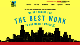 What Mobile-webaward.org website looked like in 2020 (3 years ago)