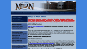 What Milanil.org website looked like in 2020 (3 years ago)