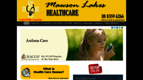 What Mawsonlakeshealthcare.com.au website looked like in 2020 (3 years ago)