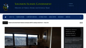 What Mfaet.gov.sb website looked like in 2020 (3 years ago)