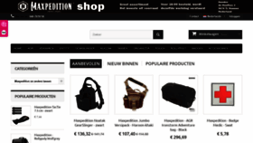 What Maxpeditionshop.eu website looked like in 2020 (3 years ago)