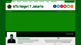 What Mtsn7-jakarta.sch.id website looked like in 2020 (3 years ago)