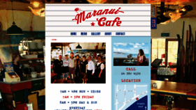 What Maranuicafe.co.nz website looked like in 2020 (3 years ago)