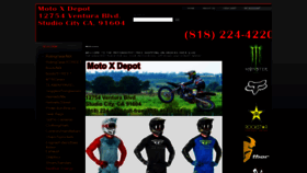 What Motoxdepot.com website looked like in 2020 (3 years ago)