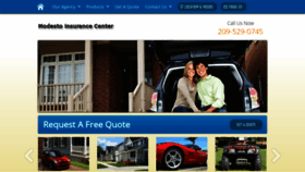 What Modestoinsurancecenter.com website looked like in 2020 (3 years ago)