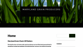 What Marylandgrain.org website looked like in 2020 (3 years ago)