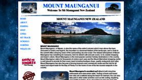 What Mountmaunganui.co.nz website looked like in 2020 (5 years ago)
