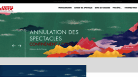 What Maisondeladanse.com website looked like in 2020 (3 years ago)