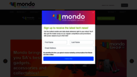 What Mondo.co.za website looked like in 2020 (3 years ago)
