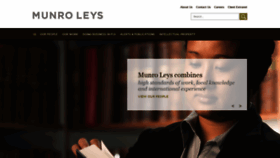 What Munroleyslaw.com website looked like in 2020 (3 years ago)