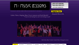 What Mymusiclessons.co website looked like in 2020 (3 years ago)