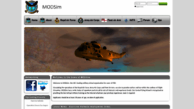 What Modsim.co.uk website looked like in 2020 (3 years ago)