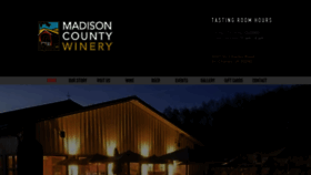 What Madisoncountywinery.com website looked like in 2020 (3 years ago)