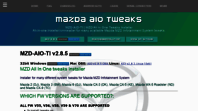 What Mazdatweaks.com website looked like in 2020 (4 years ago)