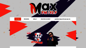 What Maxfm.be website looked like in 2020 (3 years ago)
