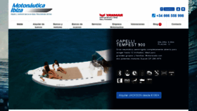 What Motonauticaibiza.com website looked like in 2020 (3 years ago)