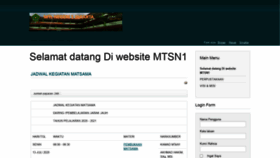 What Mtsn1-jakarta.sch.id website looked like in 2020 (3 years ago)