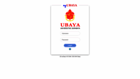 What My.ubaya.ac.id website looked like in 2020 (3 years ago)