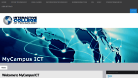 What Mycampus.ict.edu website looked like in 2020 (3 years ago)