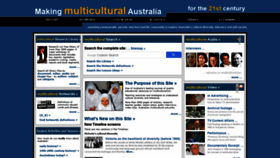 What Multiculturalaustralia.edu.au website looked like in 2020 (3 years ago)