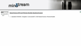 What Mindstream.co.za website looked like in 2020 (3 years ago)