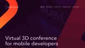 What Mdevcamp.eu website looked like in 2020 (4 years ago)