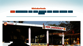What Minisabarimala.com website looked like in 2020 (3 years ago)