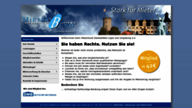 What Mieterbund-owl.de website looked like in 2020 (3 years ago)