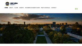 What Mbasociety.ca website looked like in 2020 (4 years ago)
