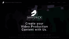 What Maverickstudio.com website looked like in 2020 (3 years ago)