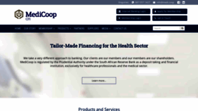 What Medi.coop website looked like in 2020 (3 years ago)