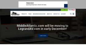 What Middleatlantic.com website looked like in 2020 (3 years ago)