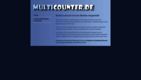 What Multicounter.de website looked like in 2020 (3 years ago)
