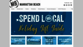 What Manhattanbeachchamber.com website looked like in 2020 (3 years ago)