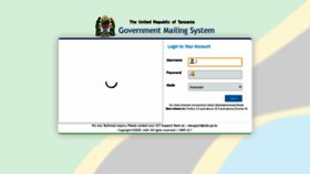 What Mail.sido.go.tz website looked like in 2020 (3 years ago)