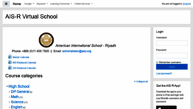 What Moodle.aisr.org website looked like in 2020 (3 years ago)