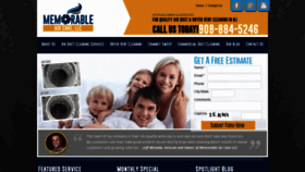 What Memorableaircare.com website looked like in 2020 (3 years ago)