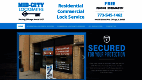 What Midcitylocksmithinc.com website looked like in 2020 (4 years ago)