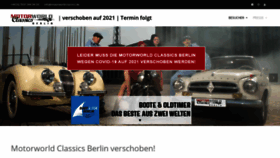 What Motorworld-classics.de website looked like in 2020 (3 years ago)