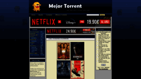 What Mejortorrents.net website looked like in 2020 (3 years ago)