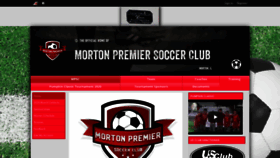 What Mortonpremiersoccer.com website looked like in 2020 (3 years ago)