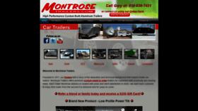 What Montrosetrailers.com website looked like in 2020 (3 years ago)