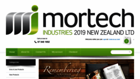 What Mortech.co.nz website looked like in 2020 (3 years ago)