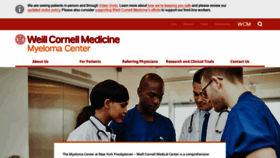 What Myelomacenter.org website looked like in 2020 (3 years ago)