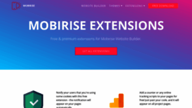What Mobiriseextensions.com website looked like in 2020 (3 years ago)