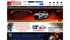 What Mediarzeszow.pl website looked like in 2020 (3 years ago)