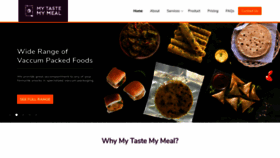 What Mytastemymeal.com website looked like in 2020 (3 years ago)