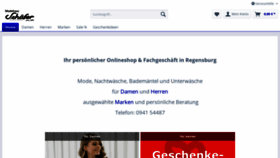 What Modehaus-schaefer.de website looked like in 2020 (3 years ago)