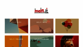 What Melfi.it website looked like in 2020 (3 years ago)